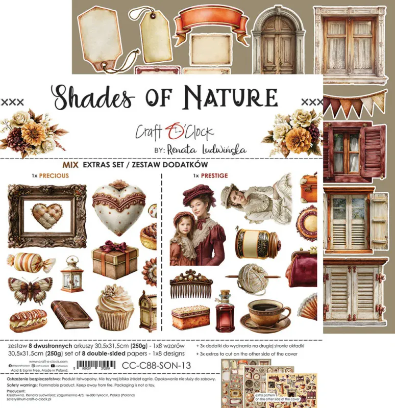 Craft O’Clock Shades of Nature Extras Set Mix