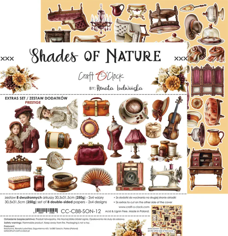 Craft O’Clock Shades of Nature Extras Set Mix
