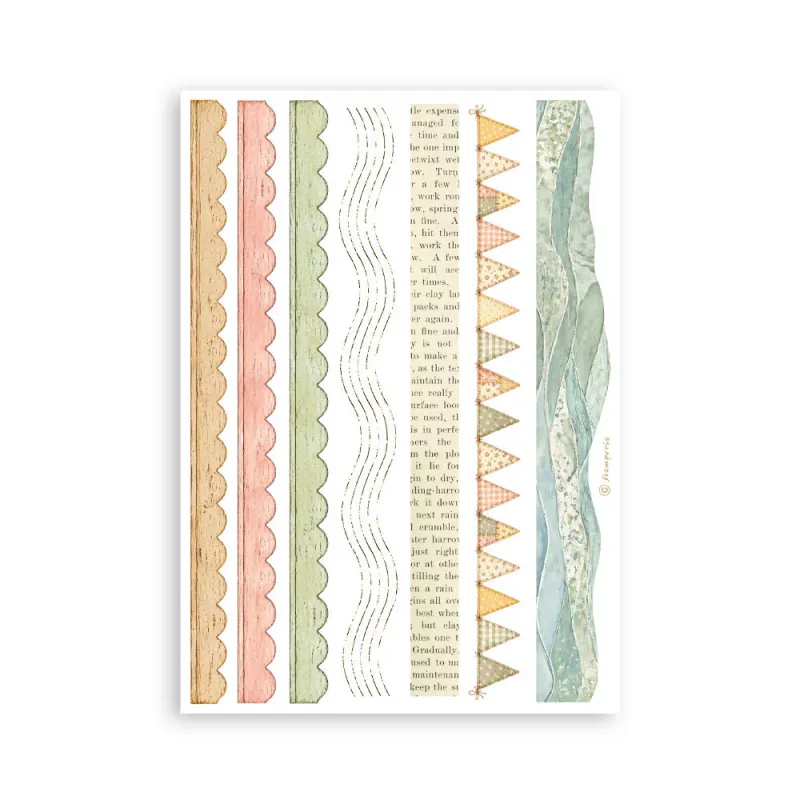 Stamperia – Cozy Family Washi Pad A5 – 8 ark