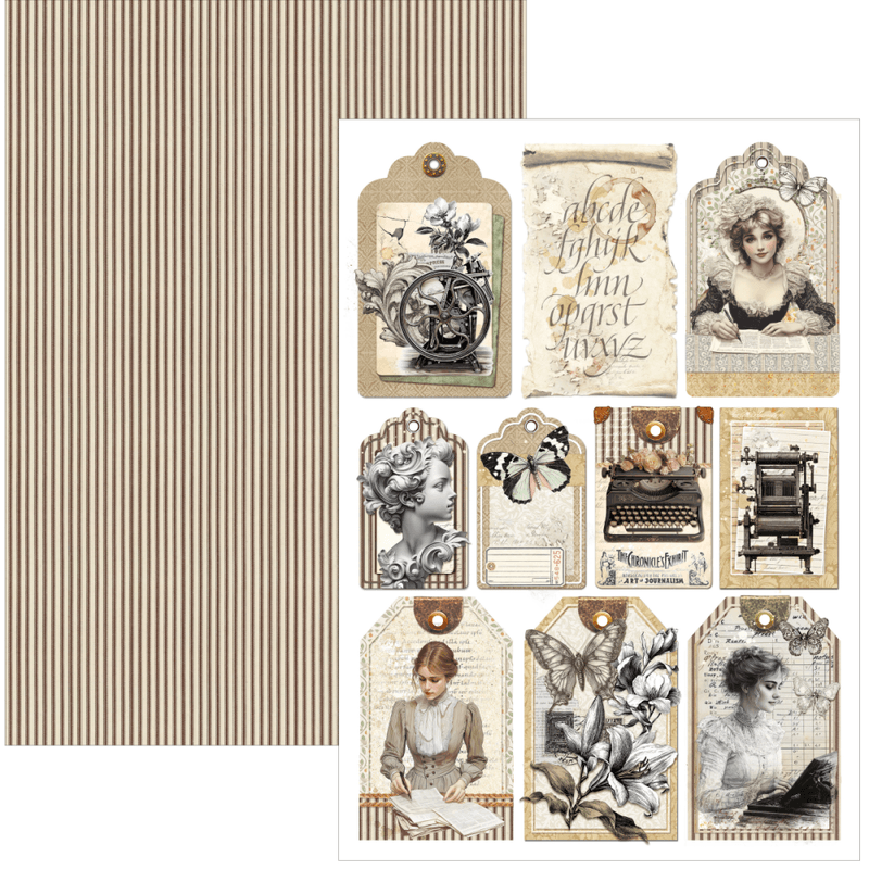 Ciao Bella – Typographic Creative Pad A4 (9 ark)