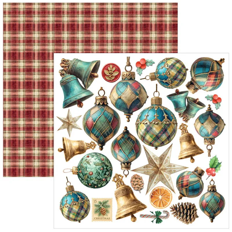 Ciao Bella – Merry & Bright Fussy Cut Paper Pad 6x6