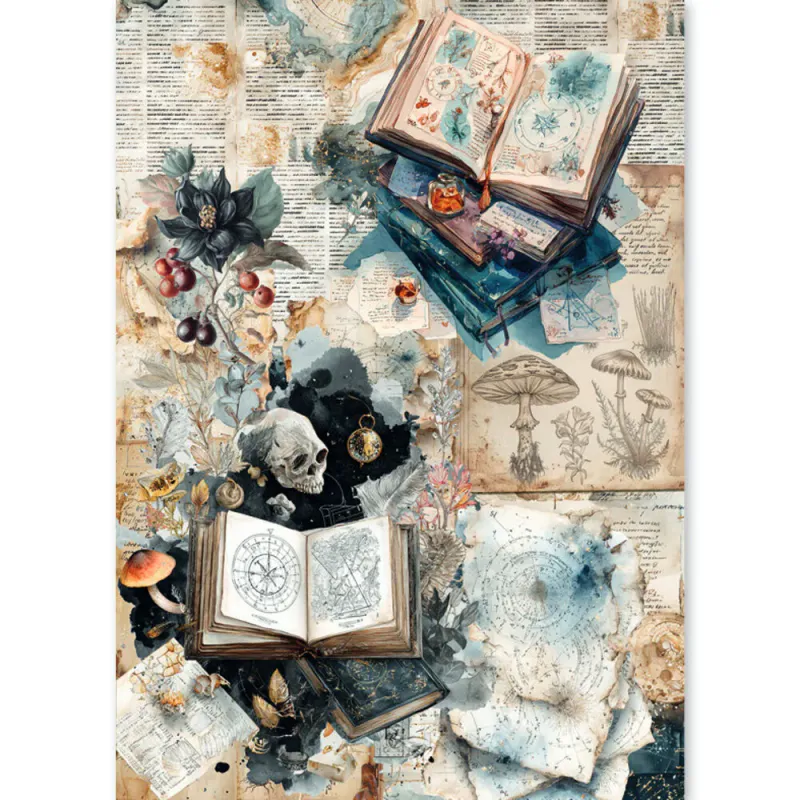 Ciao Bella – The Witch’s Grimoire A5 Mixed Media Rice Paper (8 ark)