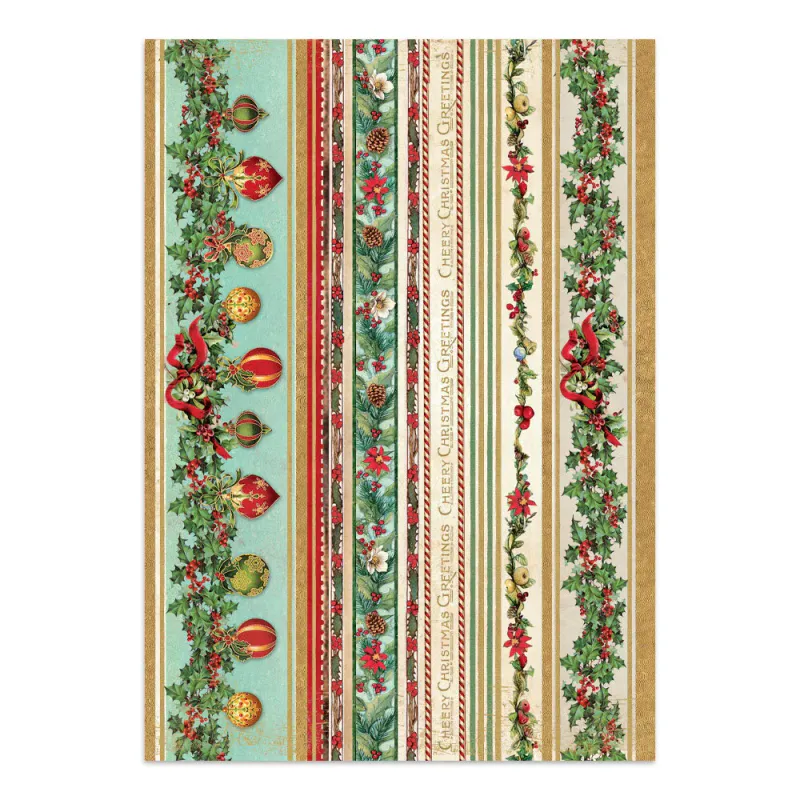 Stamperia – Classic Christmas Junk Journal – Stickers, Backgrounds & Cut Outs