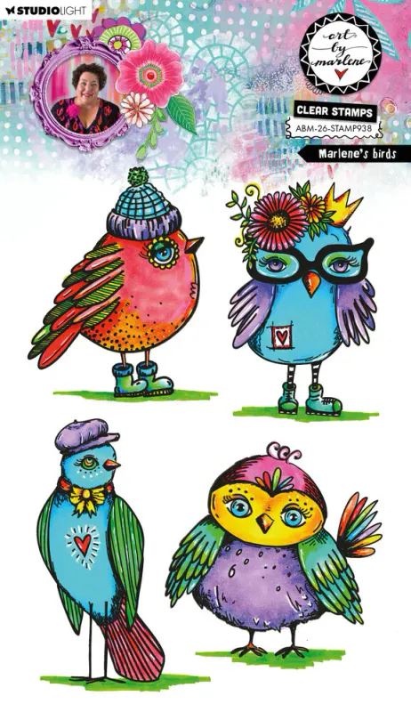 Art By Marlene – Marlene’s Birds Clear Stamps