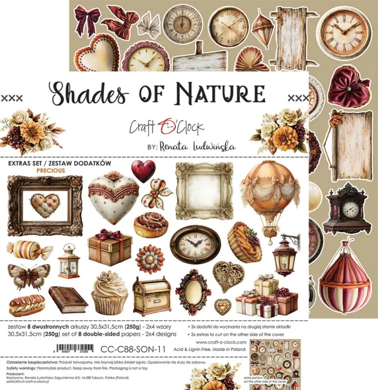 Craft O’Clock Shades of Nature Extras Set Mix