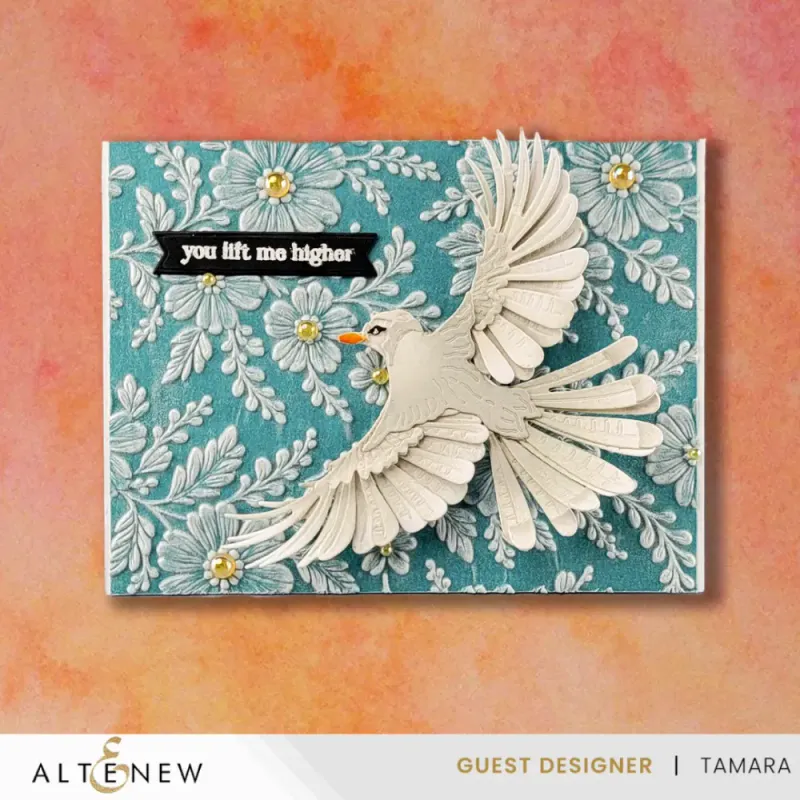 Altenew – Piped Floral Lace 3D Embossing Folder 6