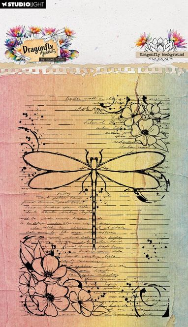 Hovedbilde Studio Light – Dragonfly Dreams Clear Stamp ...
