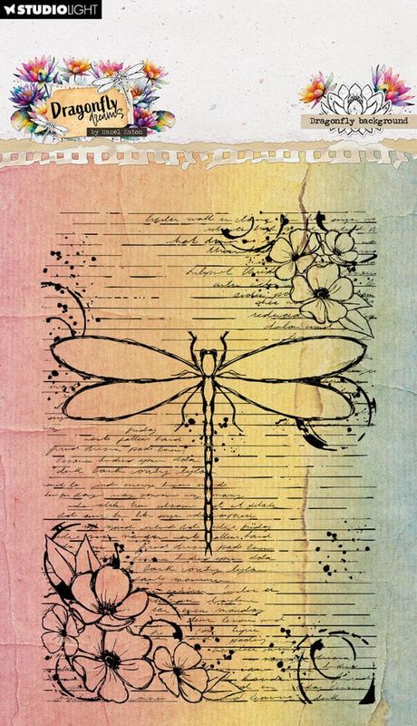 Studio Light – Dragonfly Dreams Clear Stamp – Dragonfly Background