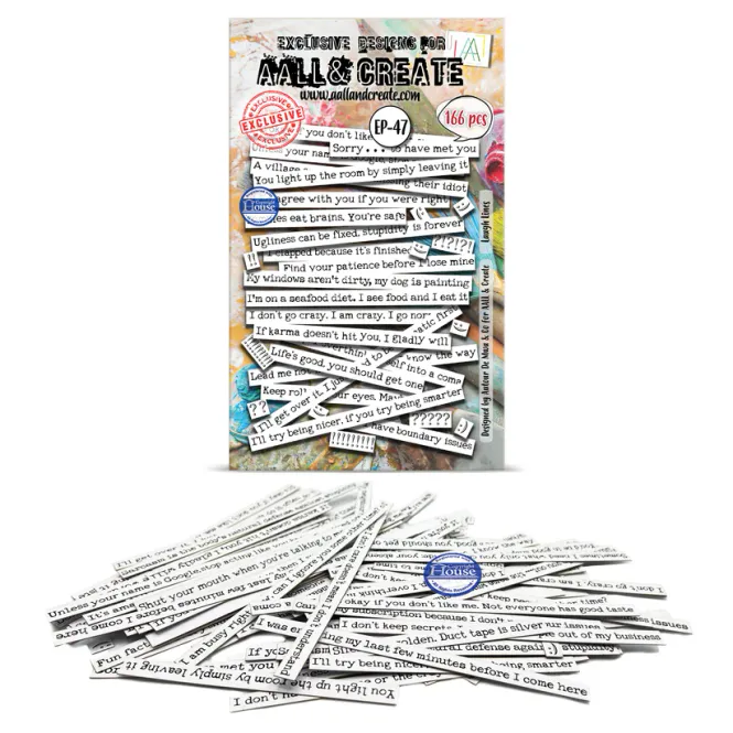 Hovedbilde AALL & Create A6 Ephemera Die-Cuts – Laugh ...