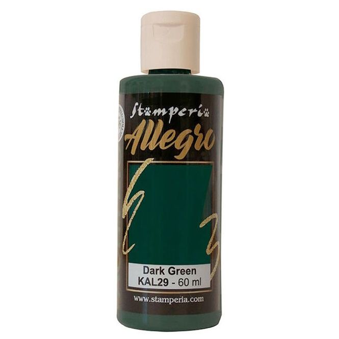 Hovedbilde Stamperia – Allegro Dark Green 60 ml
