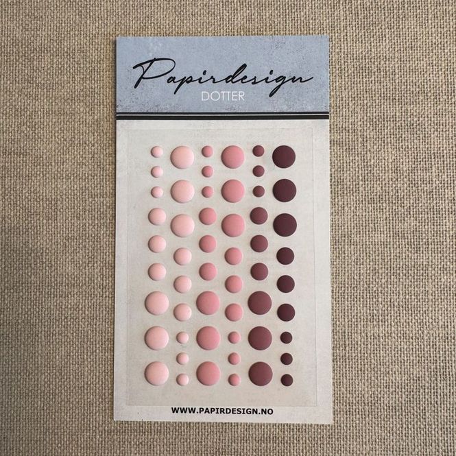 Hovedbilde Papirdesign – Dotter Matt Rosa