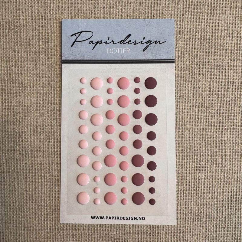 Papirdesign – Dotter Matt Rosa