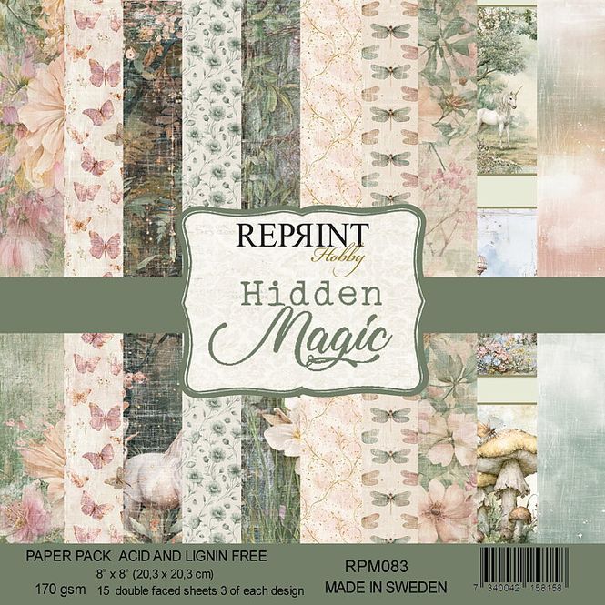Hovedbilde Reprint – Hidden Magic Paper Pack 8x8