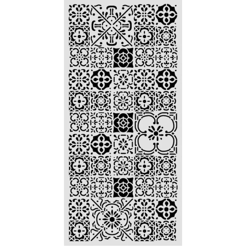 Stamperia – All Around Thick Stencil Tile 12x25 cm