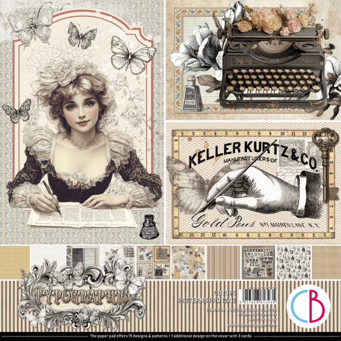 Hovedbilde Ciao Bella – Typographic Patterns Pad ...