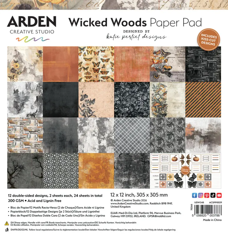 Arden Creative Studio – Wicked Woods Paper Pad 12x12