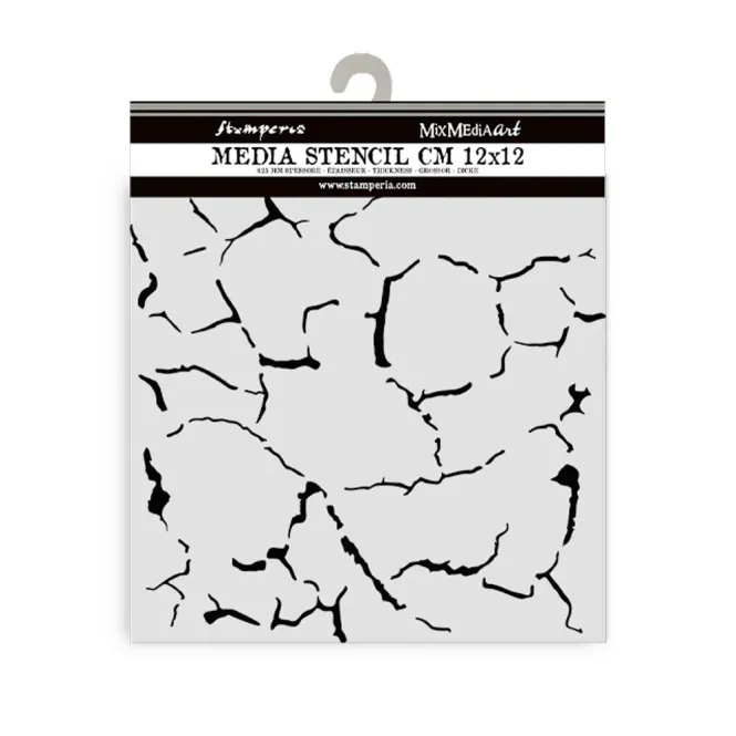 Hovedbilde Stamperia Thick Stencil – Silent Sea ...