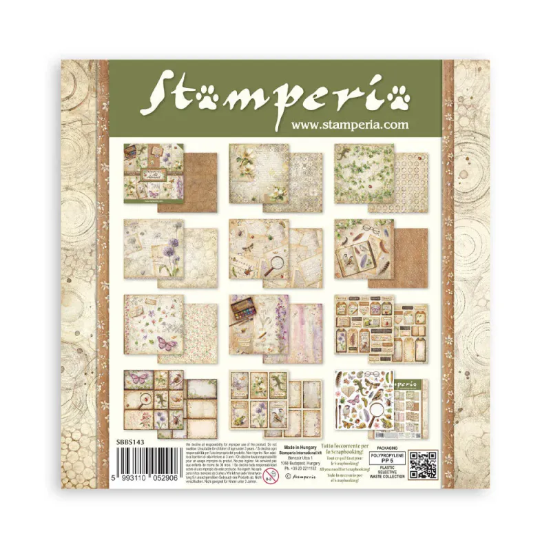 Stamperia – All Around 8x8 Inch Paper Pack