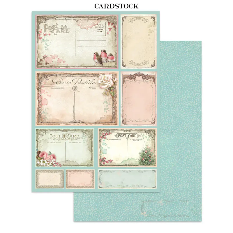 Stamperia – Winter Magic Junk Journal – Stickers, Backgrounds & Cut Outs