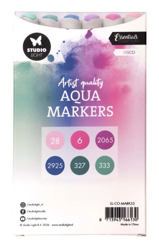 Studio Light – Aqua Markers Disco (SL-CO-MARK55)