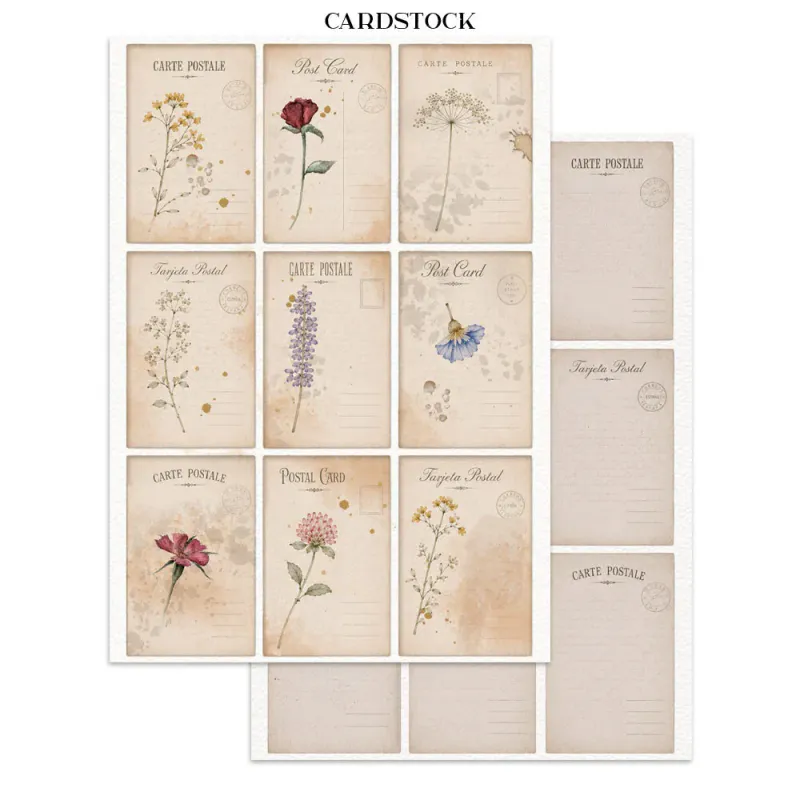 Stamperia Flowers and Poems Junk Journal A5 – Focus Points