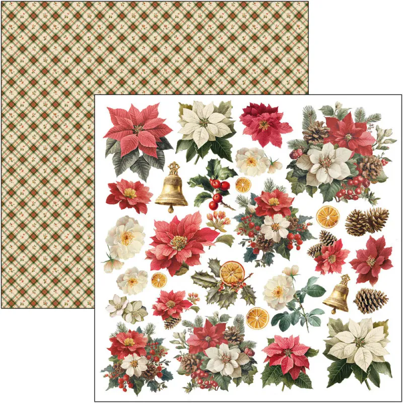 Ciao Bella - Merry & Bright - Paper Pad - 8 x 8