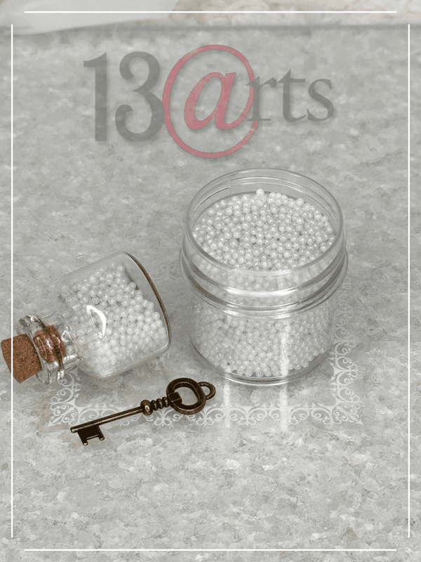 13@RT – Microbeads – Frosted Pearl (Size L)