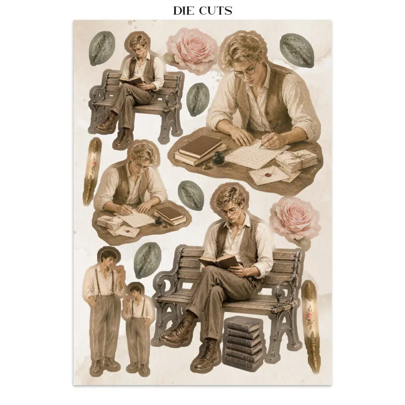 Stamperia Flowers and Poems Junk Journal A5 – Focus Points