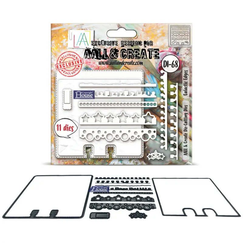 AALL & Create MemoryDex Die Set – Galactic Edges – DI-68