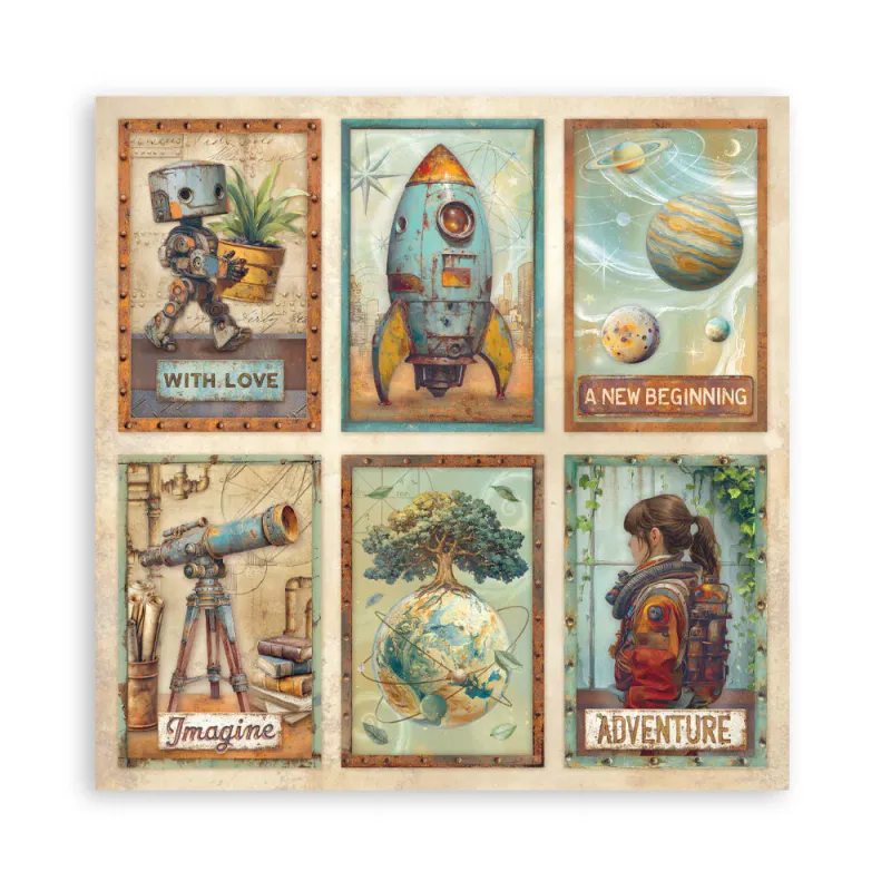 Stamperia A New Beginning Single Face 12x12