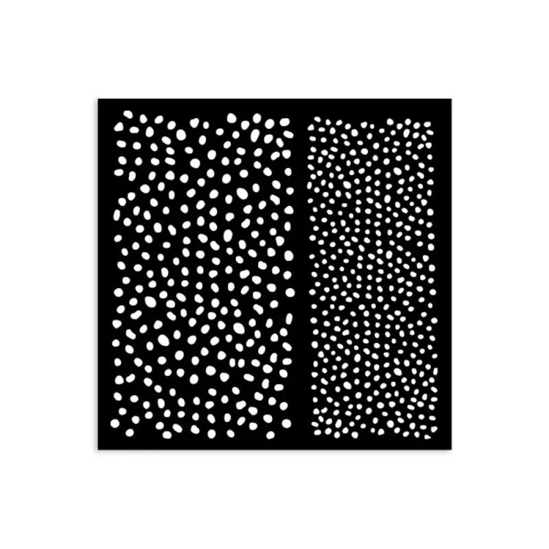 Stamperia Thick Stencil – Dots Pattern 12x12 cm