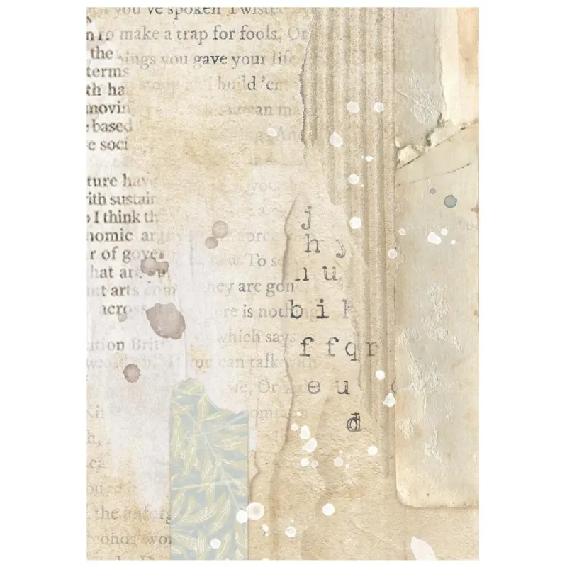 Stamperia – Secret Diary Rice Paper A6 Background