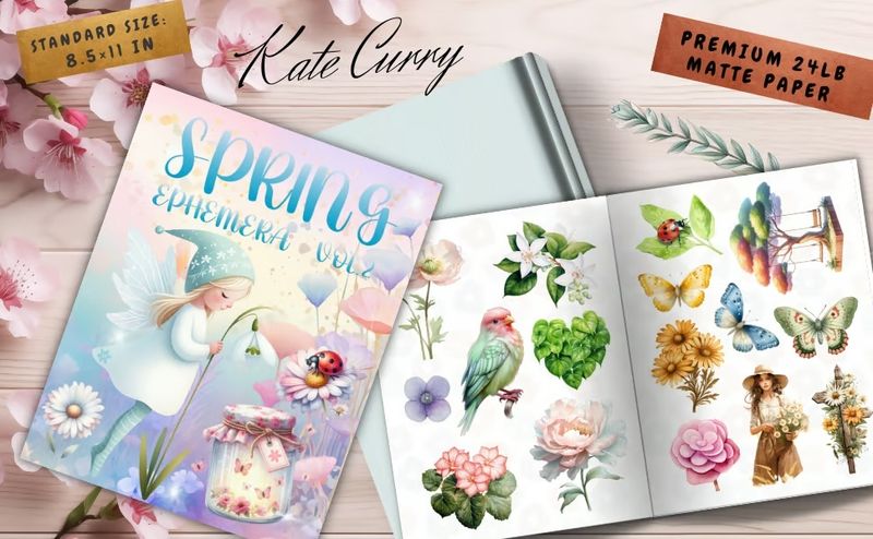 Spring Ephemera Book Vol. 2 – Kate Curry / Poortoast