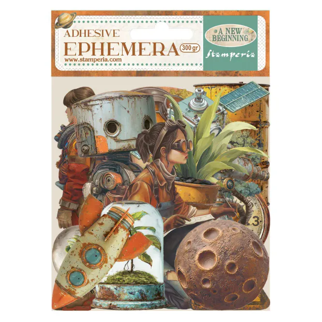 Hovedbilde Stamperia A New Beginning Ephemera 41 pcs