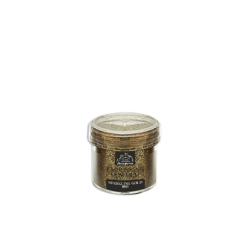 Stamperia Create Happiness Embossing Powder – Sparkling Gold 18 g (WY01)