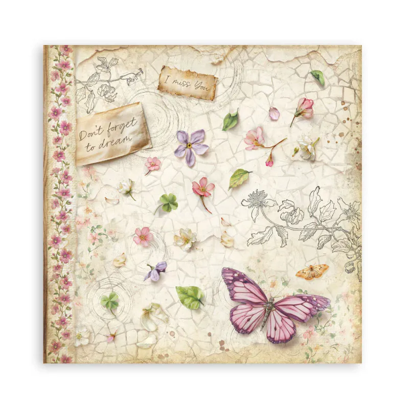 Stamperia – All Around 8x8 Inch Paper Pack Maxi Pad