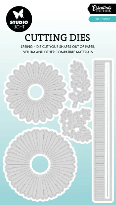 Hovedbilde 3D FLOWER ESSENTIALS CUTTING DIES – STUDIO ...