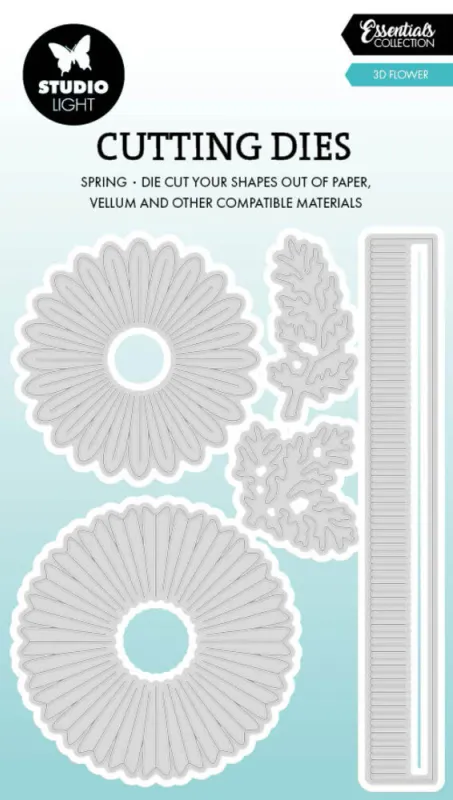 3D FLOWER ESSENTIALS CUTTING DIES – STUDIO LIGHT ESSENTIALS