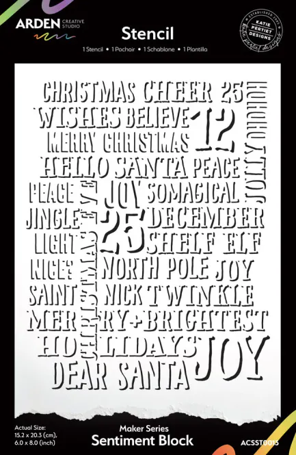 Hovedbilde Arden Creative Studio – Sentiment Block 6x8 ...