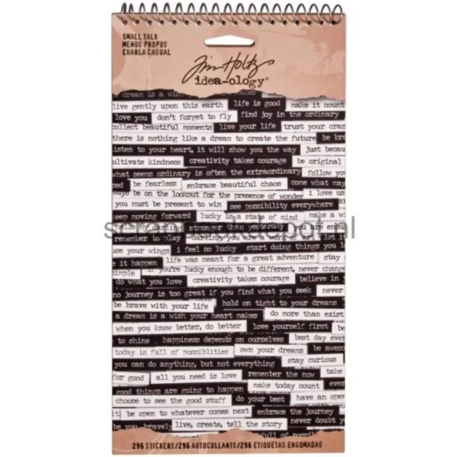 Hovedbilde Tim Holtz – Small Talk klistremerker (296 ...