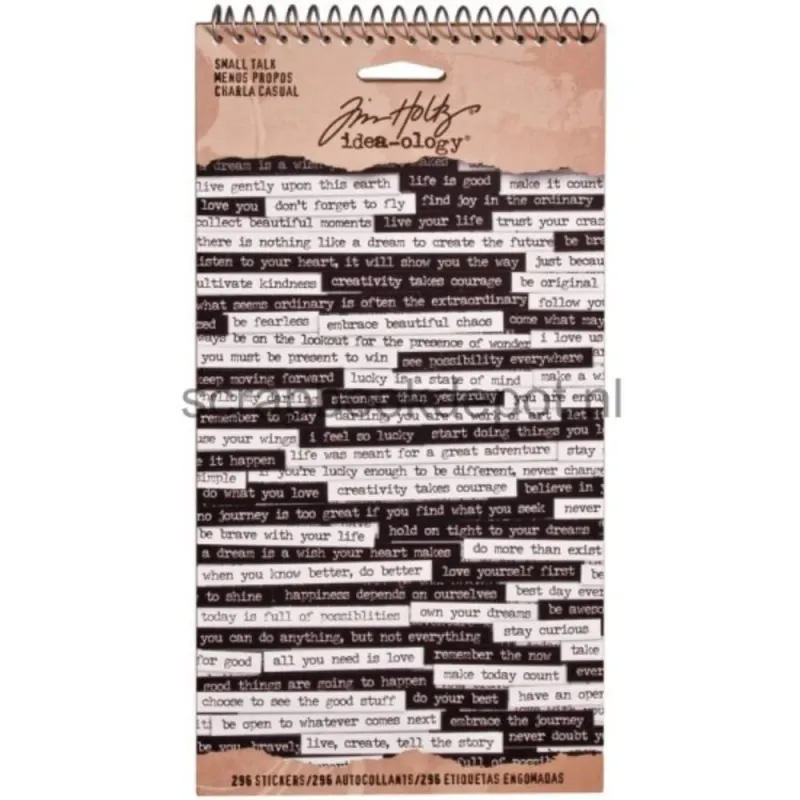 Tim Holtz – Small Talk klistremerker (296 stk) | TH93193