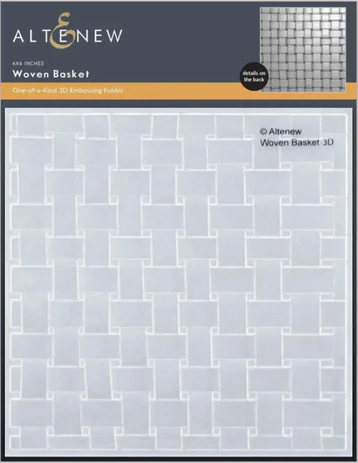 Hovedbilde Altenew – Woven Basket 3D Embossing Folder ...