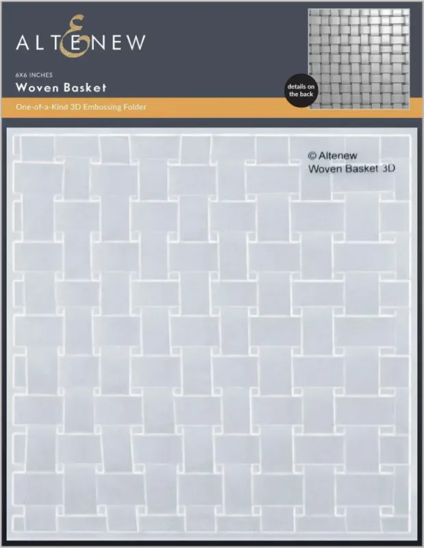 Altenew – Woven Basket 3D Embossing Folder 6