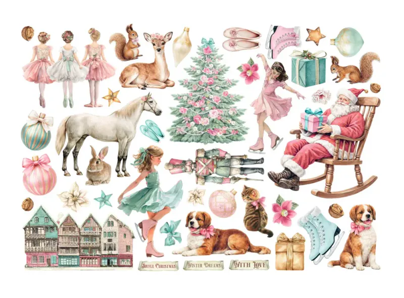 Stamperia – Winter Magic Adhesive Ephemera