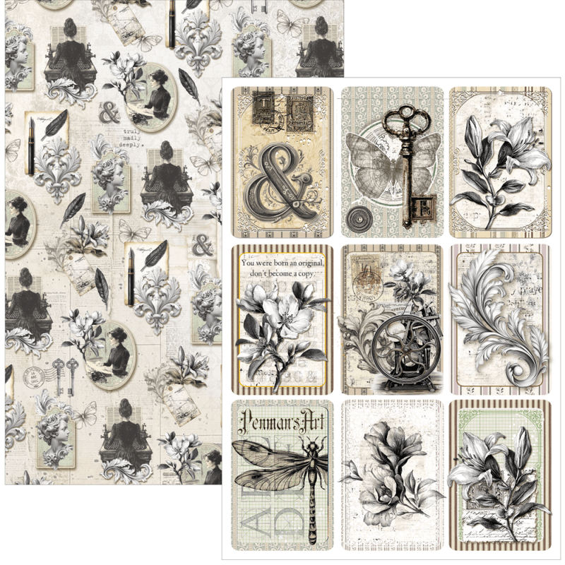 Ciao Bella – Typographic Creative Pad A4 (9 ark)