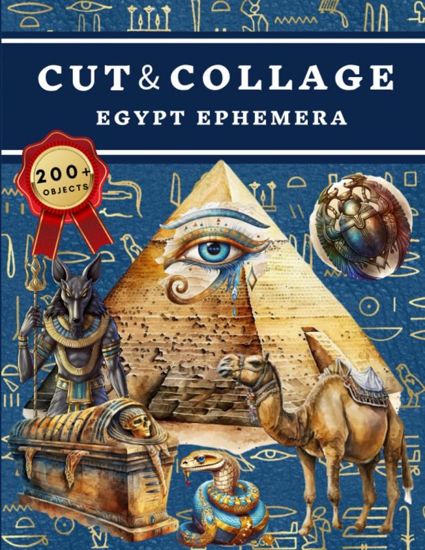 Cut and Collage Egypt Ephemera Book – Kate Curry / Poortoast