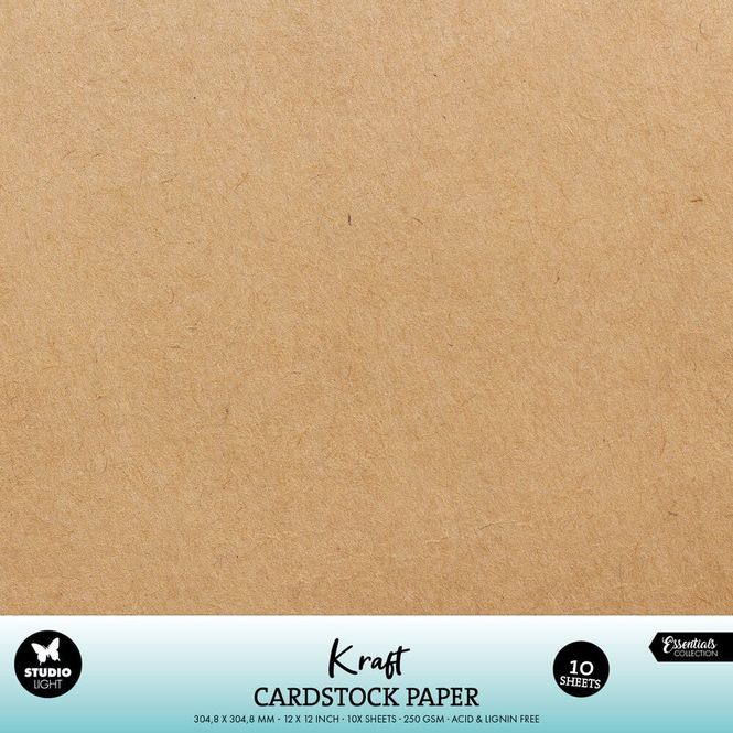 Hovedbilde Studio Light – Kraft 12×12 inch Cardstock ...