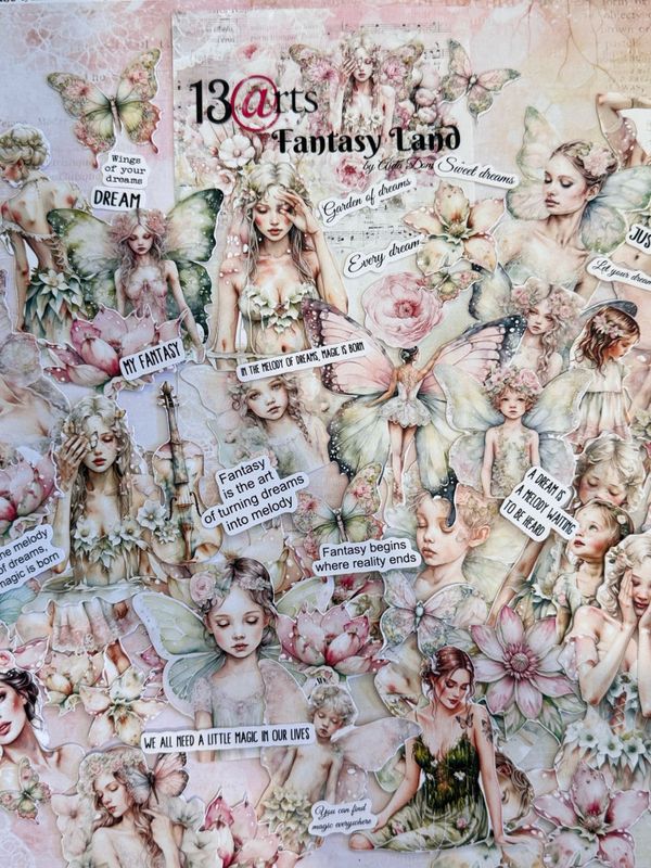 13@rt Fantasy Land Die Cuts