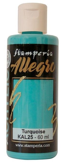 Hovedbilde Stamperia – Allegro Turquoise 60 ml