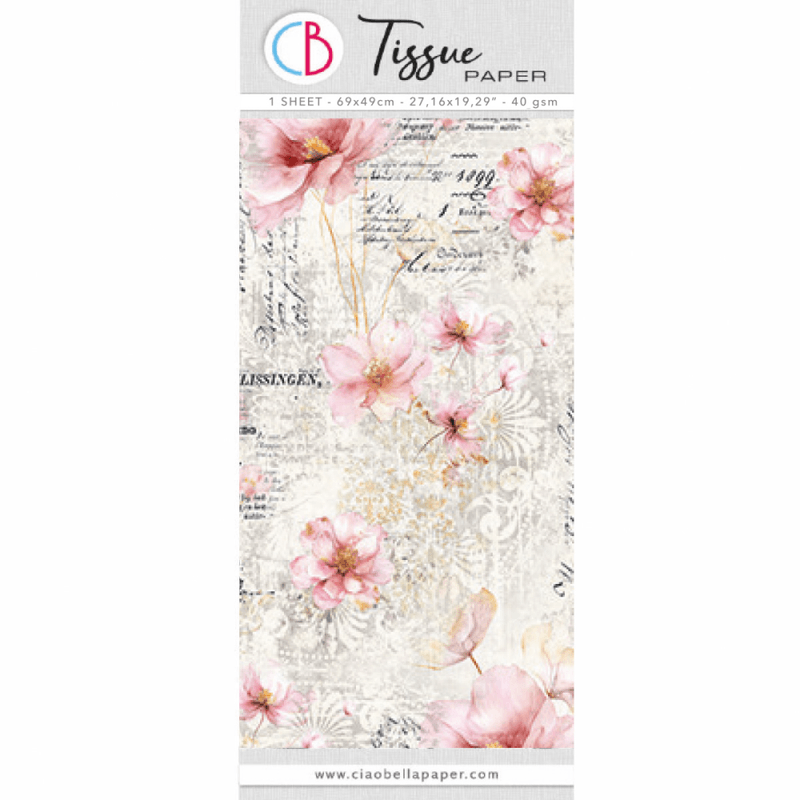 CB Tissue Paper – Scent of Flowers (69 × 49 cm)